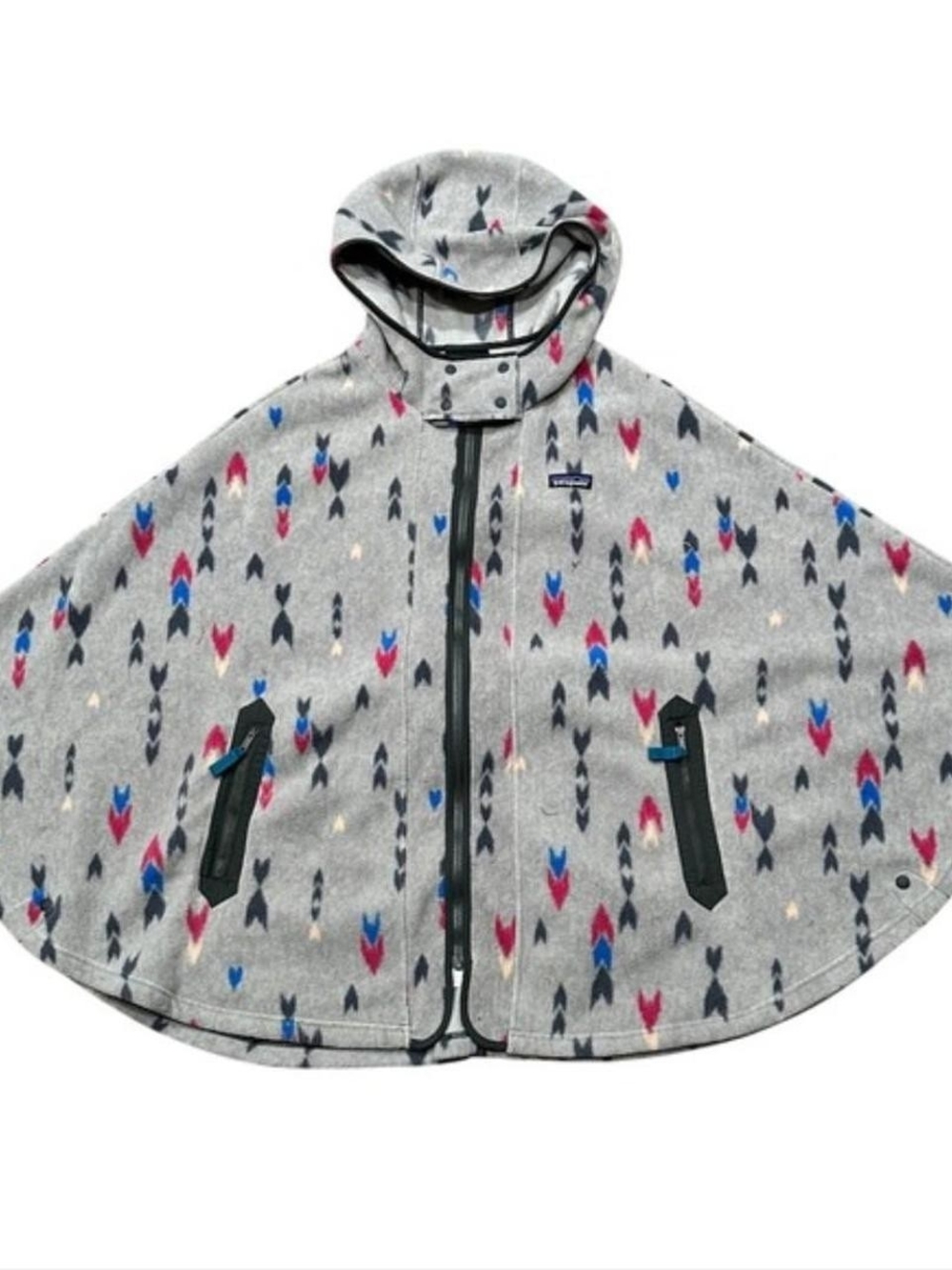 💘 Patagonia Synchilla Fleece Hooded Poncho 💘